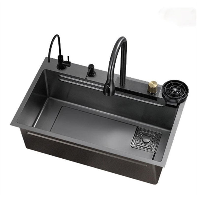 WATERMONY 18.1'' W Single Bowl Stainless Steel Undermount Kitchen Sink